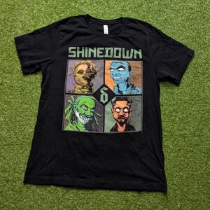 Shinedown My Monsters Are Real Tour Shirt Size Large 2022 2-Sided